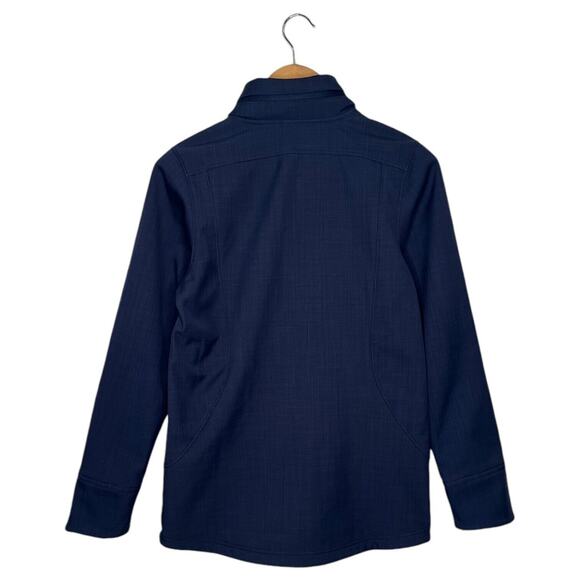 Under Armour Jacket Womens XS Loose ColdGear Pockets Full Zip Hoodie Sporty Blue - Picture 2 of 15